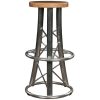 World Truss Curved Leg Bar Stool