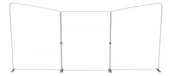 Angelfish 20’ Tension Fabric Display Curved WaveLine Media Kit