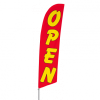 Bowflag® Stock Design Open Banner Flag Red