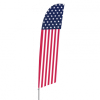 Bowflag® Stock Design Star and Stripes Feather Flag