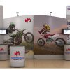 Tension Fabric Display Hammerhead 20’ WaveLine Media Kit