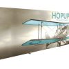 HopUp 30ft Straight Full Height Tension Fabric Display - Graphic Only