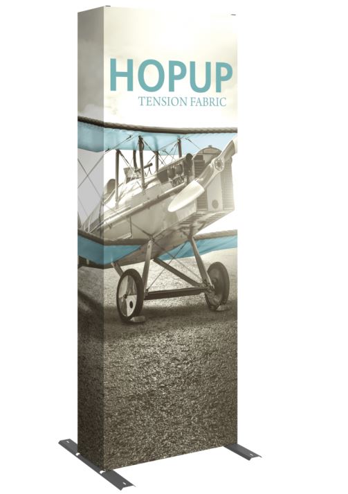 HopUp Display 2.5ft Full Height Tension Fabric Display - Graphic Only