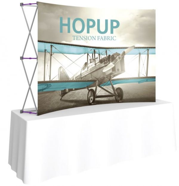 HopUp 8ft Tabletop Tension Fabric Display - Graphic Only