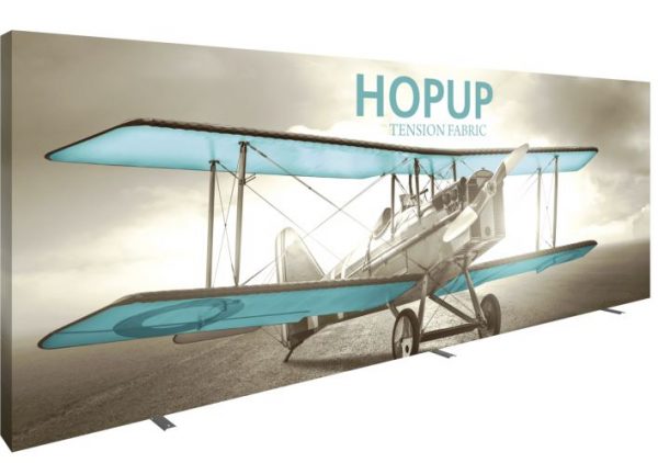 HopUp 20ft Full Height Tension Fabric Display - Graphic Only