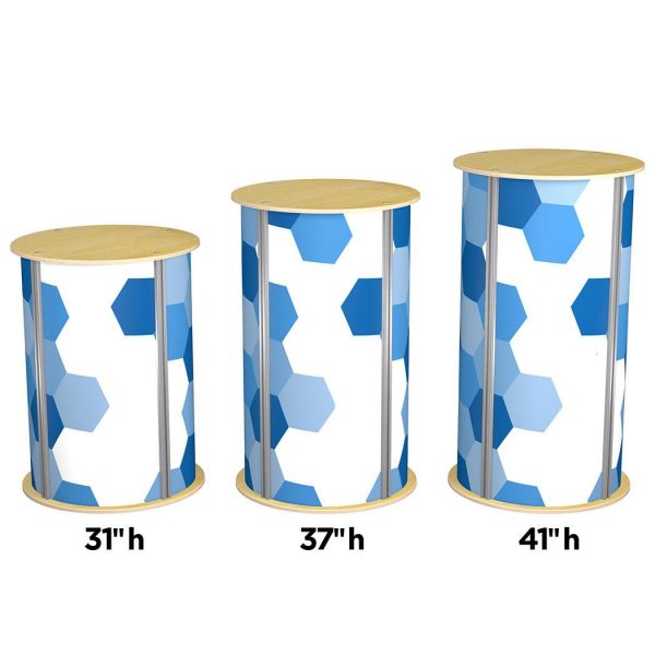 Twist 3-Up Large Circle Pedestal