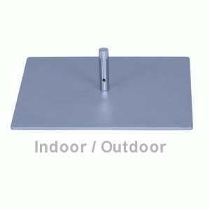 Steel Plate 16" x 16" / 21 lbs. with Thorn