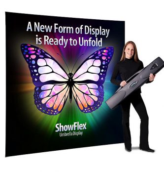 Showflex Freestanding Display F Series Banner Stand Tension Fabric Displays