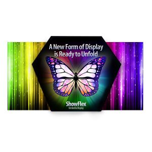 Showflex Freestanding Hexaframe Display Tension Fabric Pop-Up Displays