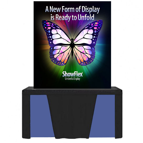 Showflex Tabletop Display E Series 46"W x 70"H