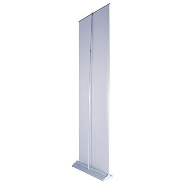 Silver Step Retractable Banner Stand - 48"