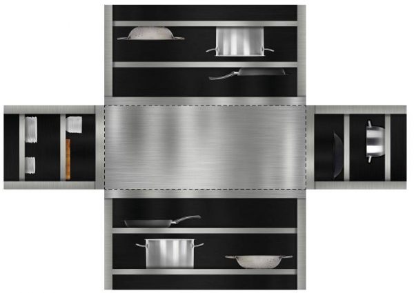Tubozip Wave Teaching Kitchen Pop Up Display Kit