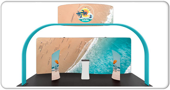 Aruba 20' Waveline Booth Kit