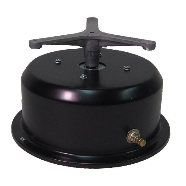 10 Rotating Display Stand Turntable, black, battery operate