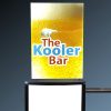 Portable Bar Printed Panels