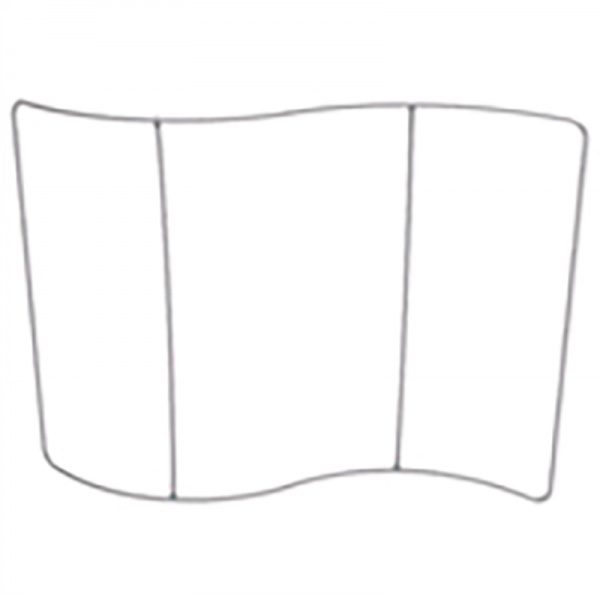 10ft serpentine waveline displays frame