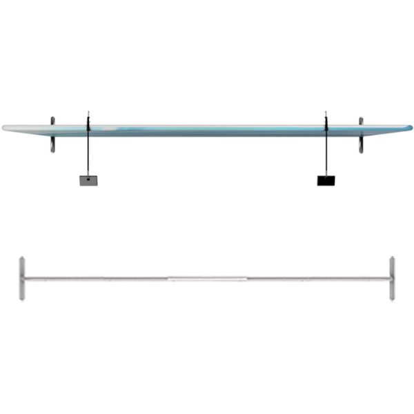 10ft straight waveline displays top
