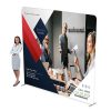 10ft Waveline XL Media Panel Tension Fabric Display With Full Color Graphics