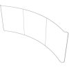 20ft curved waveline displays frame