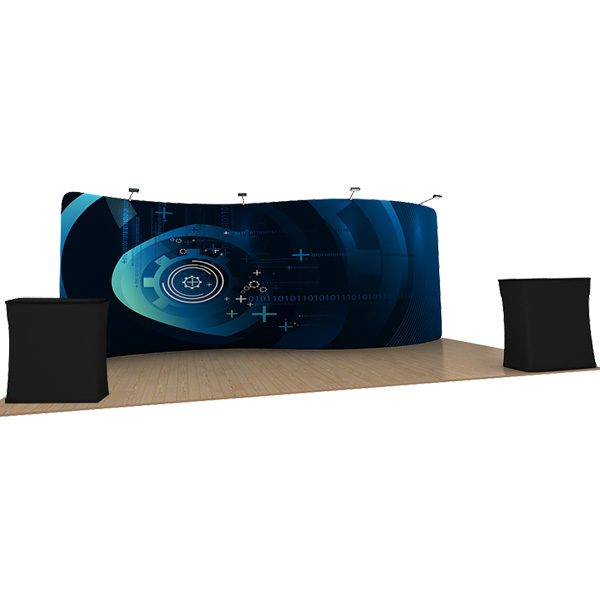 20ft serpentine waveline display kits