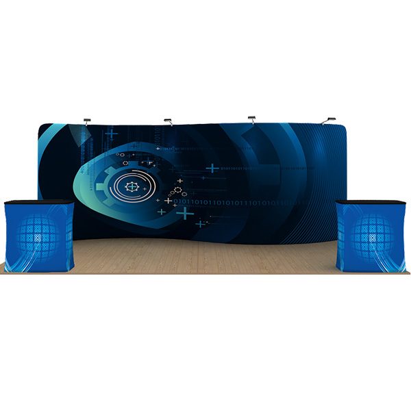 20ft serpentine waveline displays kit