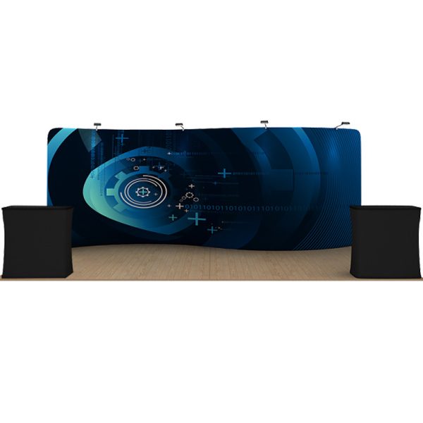 20ft serpentine waveline displays kits