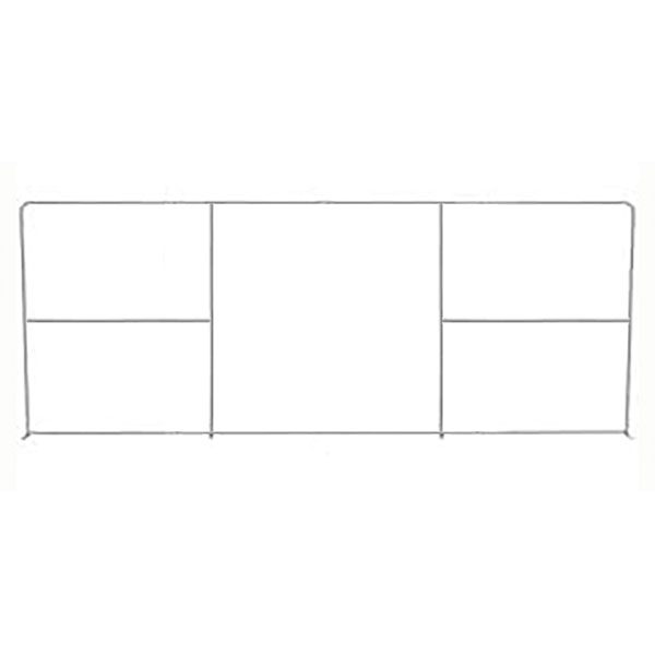 20t Waveline XL Media Panel Tension Fabric Display Aluminum Frame