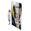 5ft Waveline XL Media Panel Tension Fabric Display With Full Color Graphics