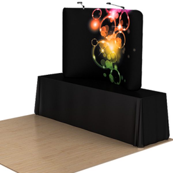 8ft curved table top waveline displays diagram
