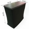 8ft curved waveline displays case dimension