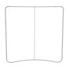 8ft curved waveline displays frame