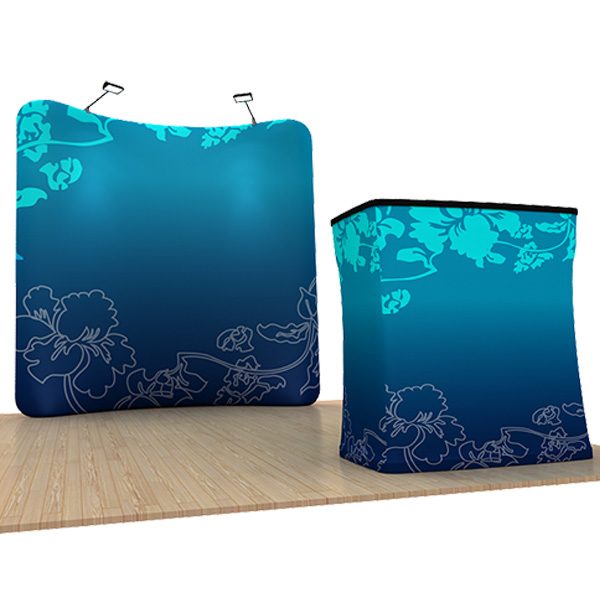 8ft curved waveline displays graphic it