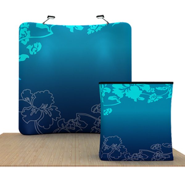 8ft curved waveline displays kit graphics