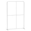 8ft Waveline XL Media Panel Tension Fabric Display Aluminum Frame