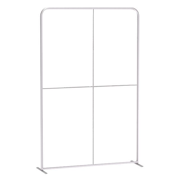 8ft Waveline XL Media Panel Tension Fabric Display Aluminum Frame