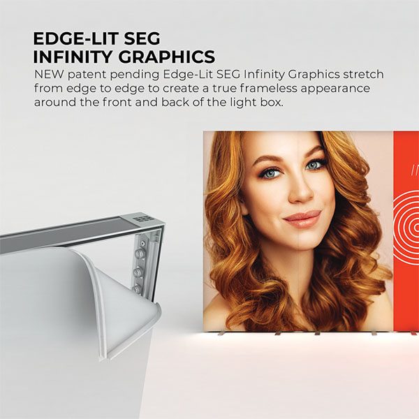 Wavelight Infinity SEG Light Box Stand Edge Lit SEG Infinity Graphics