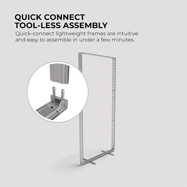 Wavelight Infinity SEG Light Box Stand Quick Connect Frame Easy Setup