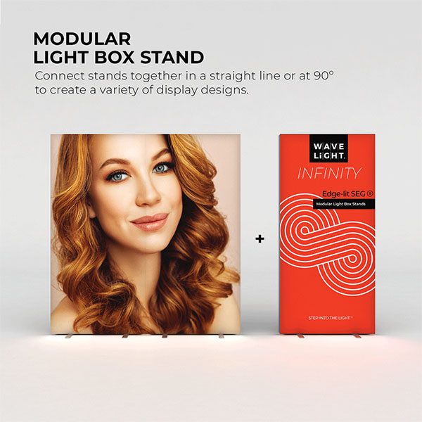 Wavelight Infinity SEG Modular Light Box Stand Connects Stands In line