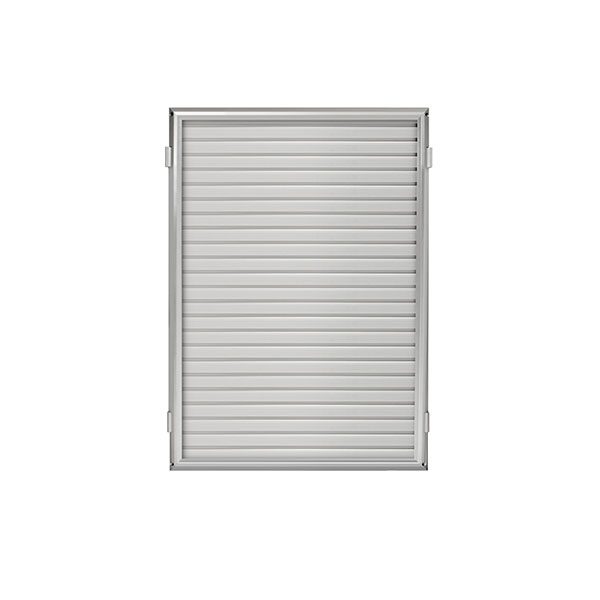 24"W x 36"H Hinged Framed Slat Wall Panel