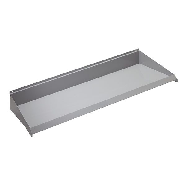 48" x 12" Slatwall Shelves - Gray Color