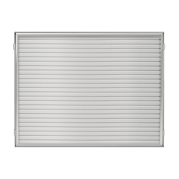 48"W x 31"H Hinged Framed Slat Wall Panel