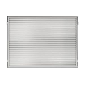 48"W x 36"H Hinged Framed Slat Wall Panel