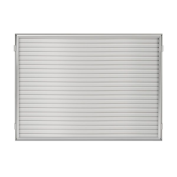 48"W x 36"H Hinged Framed Slat Wall Panel