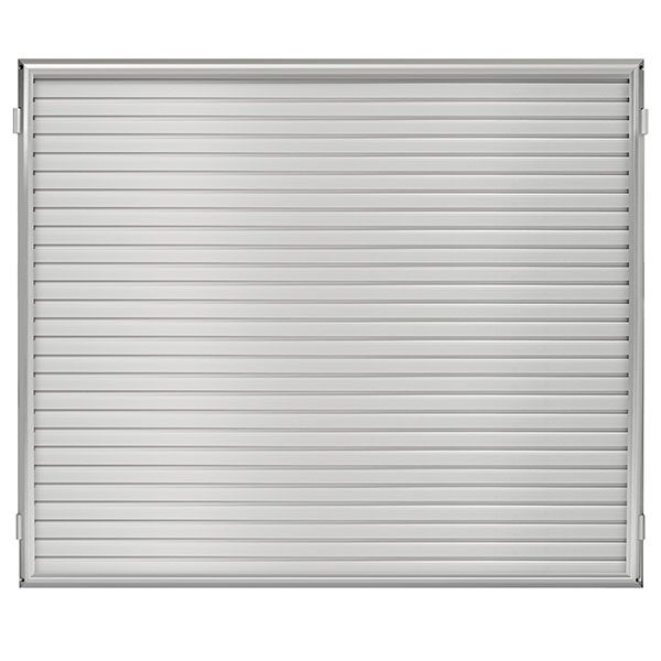 48"W x 48"H Hinged Framed Slat Wall Panel
