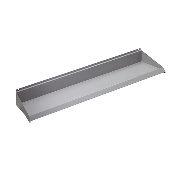 48" x 8" Slatwall Shelves - Gray Color