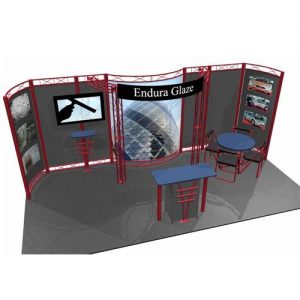 Hyperlite Hybrid Truss / Extrusion Display System - 10 x 20 Virtua