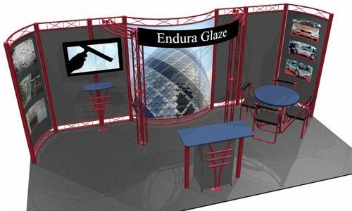 Hyperlite Hybrid Truss / Extrusion Display System - 10 x 20 Virtua