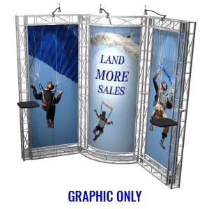 Aptos EZ-6 Truss 10x10 Booth Graphic Only