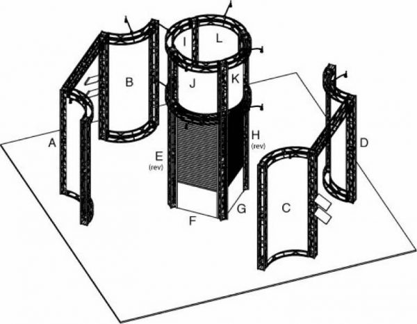 ASHBURY 20′ x 20′ EZ6 Exhibit Truss Kit Graphic Only