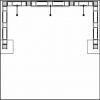 EZ-6 Belmont Kit for 10x10 Booths